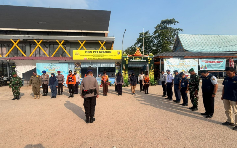 Sinergi TNI-Polri Amankan Arus Mudik Lebaran di Pelabuhan Roro Dumai