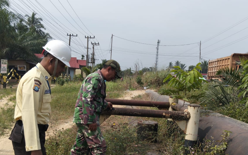 Sinergi TNI dan Pertamina Hulu Rokan, Jalur Pipa Minyak di Bukit Kapur Dipantau Ketat