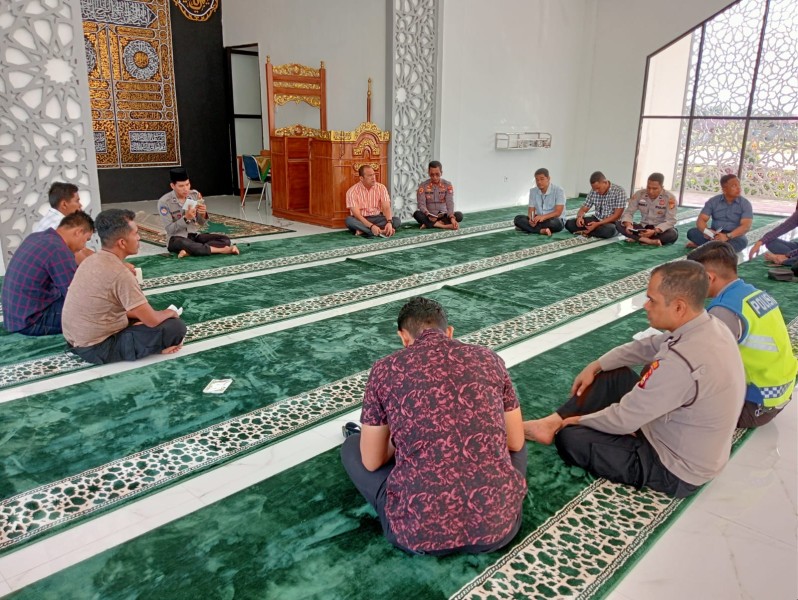 Bentuk Karakter Polri Dalam Bertugas, Personil Polres Rohul Rutin Ikuti Binrohtal
