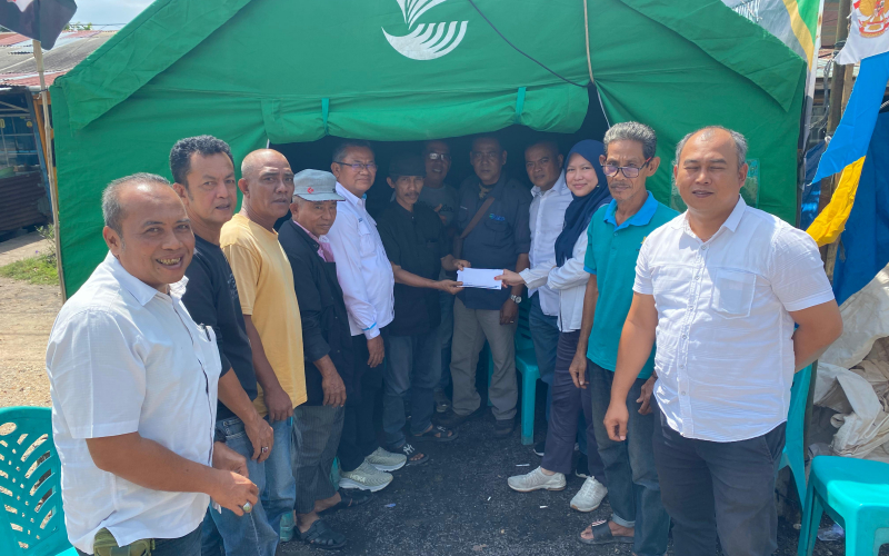 Solidaritas untuk Sumbar, Sumut dan Aceh: Pelindo Dumai Serahkan Bantuan ke KMBD