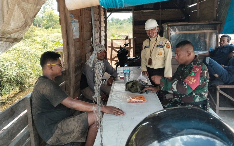 Patroli Gabungan TNI dan Pertamina Hulu Rokan Jaga Keamanan Jalur Pipa di Dumai