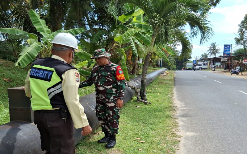 Sinergi SKK Migas dan Koramil 01 Dumai, Patroli Amankan Jalur Pipa di Dumai