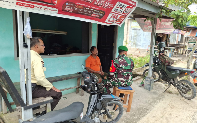 Jaga Objek Vital Nasional, Koramil 01 Dumai Bersama PHR Gelar Patroli Jalur Pipa