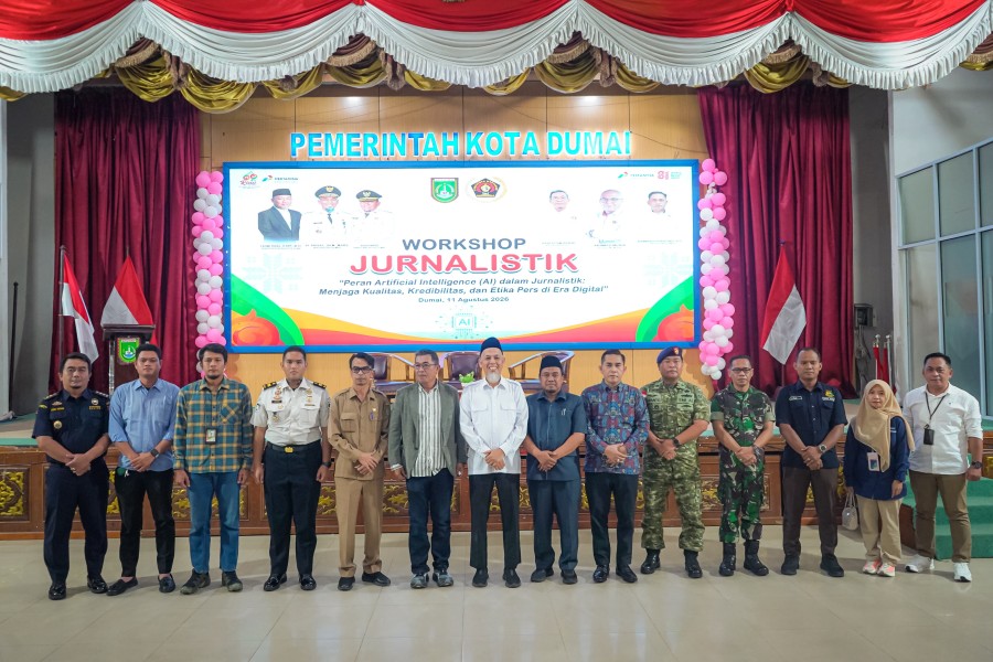 PWI Dumai Gelar Workshop Jurnalistik, AI dan UU ITE Menjadi Topik Utama