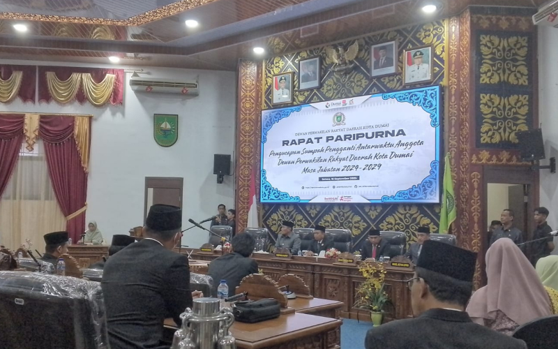 Pelindo Dumai Ikut Saksikan Pelantikan DPRD PAW, Tegaskan Komitmen Dukung Pembangunan Daerah