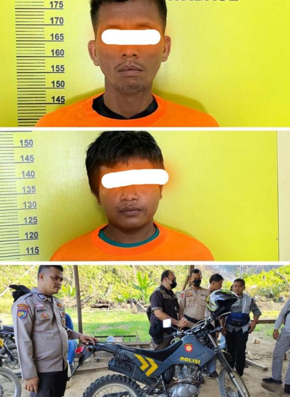 Dua Pelaku Diduga Pembakar Hutan Bukit Suligi Berhasil Ditangkap 