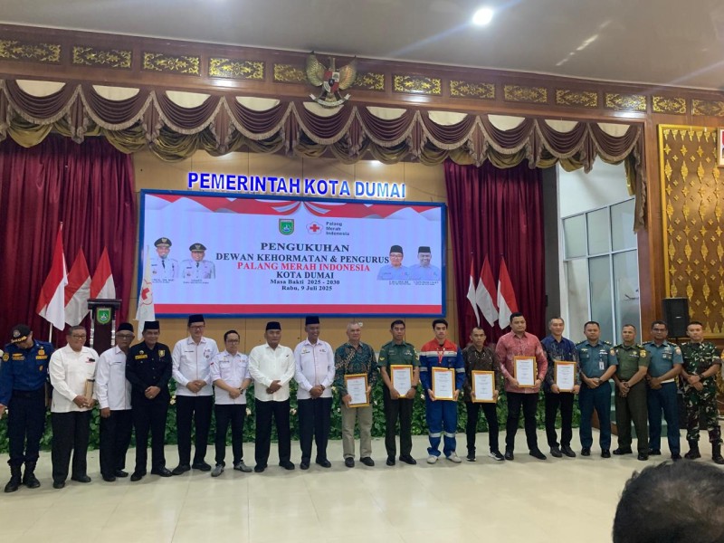 Pelindo Dumai Hadiri Pelantikan Pengurus Baru PMI 2025- 2030