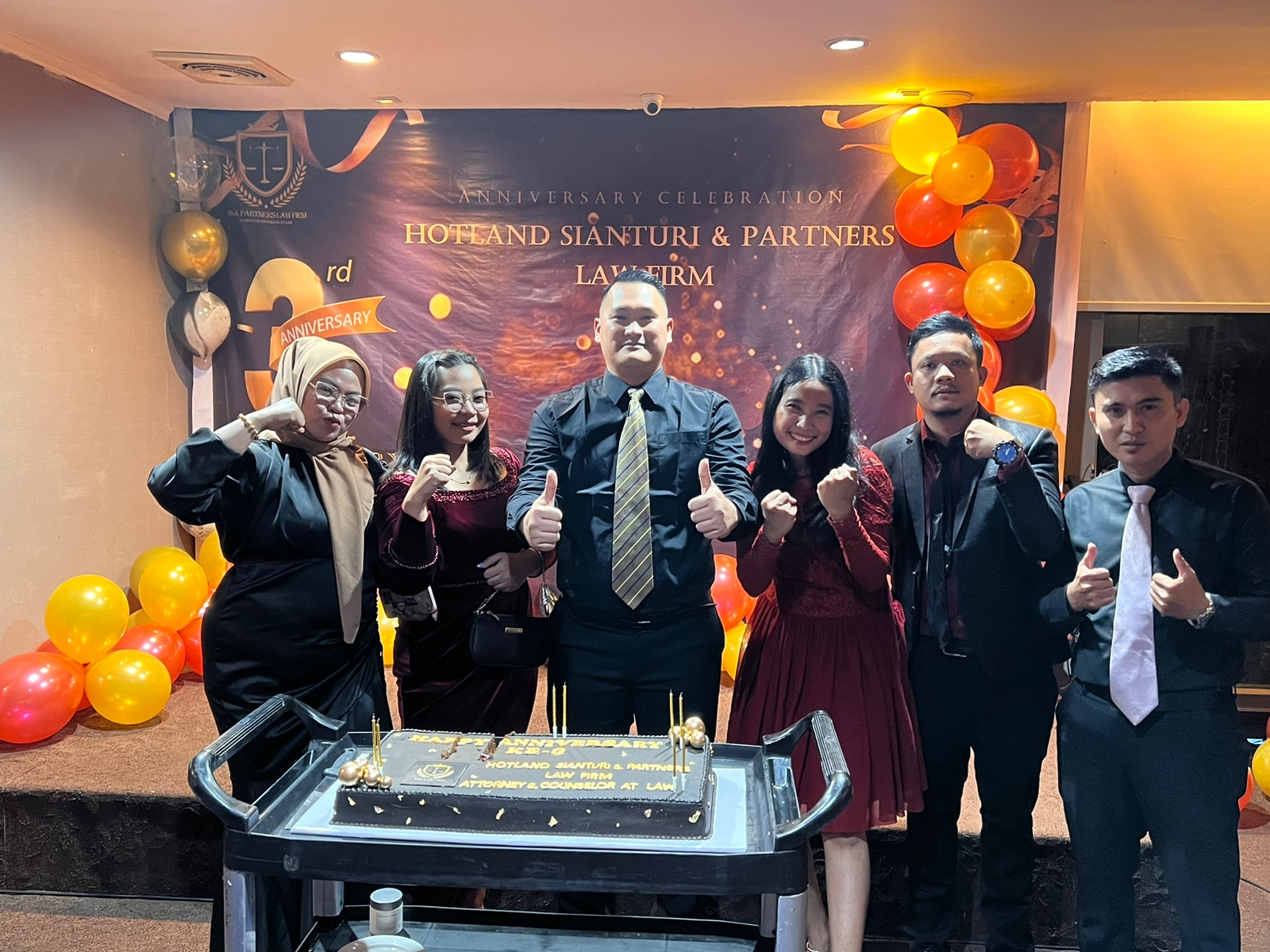 Hotland Thomas Sianturi, SH.MH Gelar Acara Anniversary Kantor Advokat HS & Partners Law Firm Ke-III
