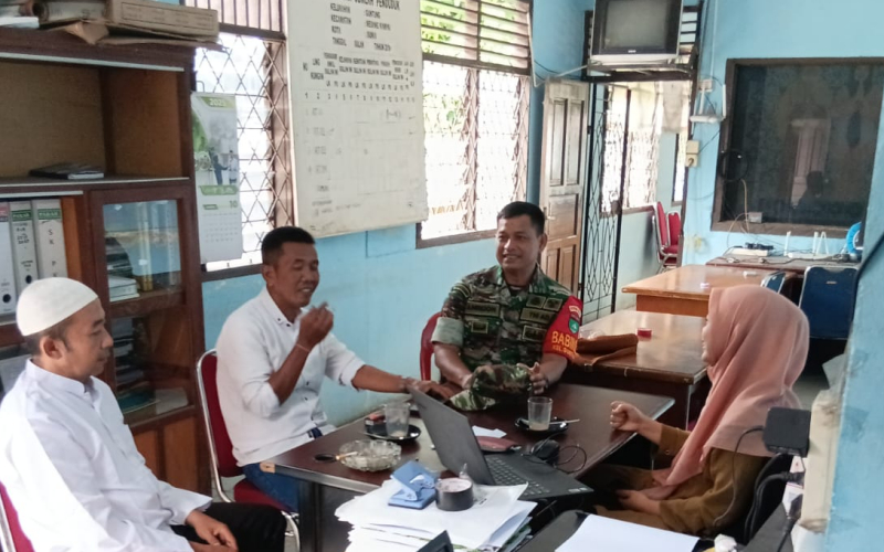 Serka Amrijon Gelar Komsos di Guntung, Tekankan Kebersihan dan Kehidupan Religius