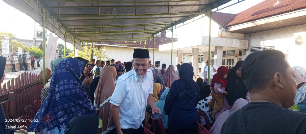 Beruntun Di Jalan Teladan, Kampanye Cawako H Paisal Senantiasa Dipenuhi Pendukung