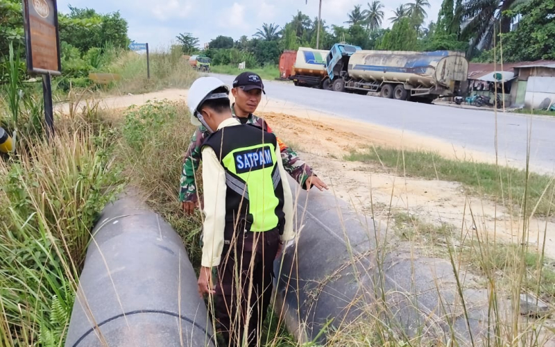 Patroli Terpadu TNI dan PHR Amankan Jalur Pipa Minyak di Bukit Kapur Dumai