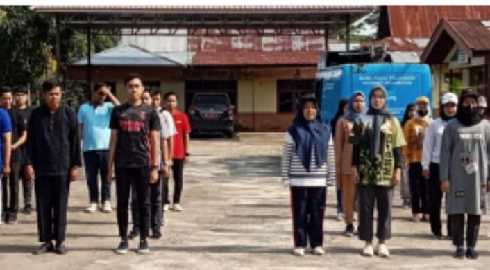 Sambut HUT RI-78, Pemkab Inhil Gelar Lomba Gerak Jalan Tri Lomba Juang 2023
