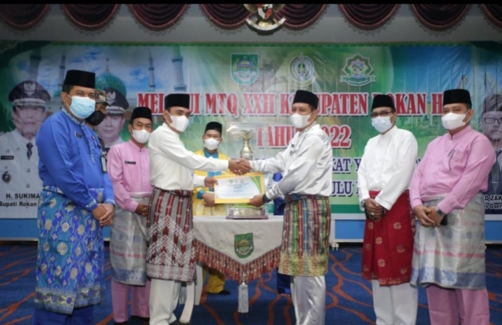 Tandun Raih Juara Umum MTQ XXI Tingkat Kabupaten Rohul