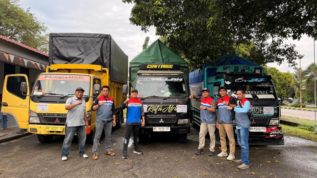 Kilang Pertamina Dumai Peduli Untuk Negeri,  Kembali Salurkan Bantuan Tanggap Bencana Banjir Sumatera