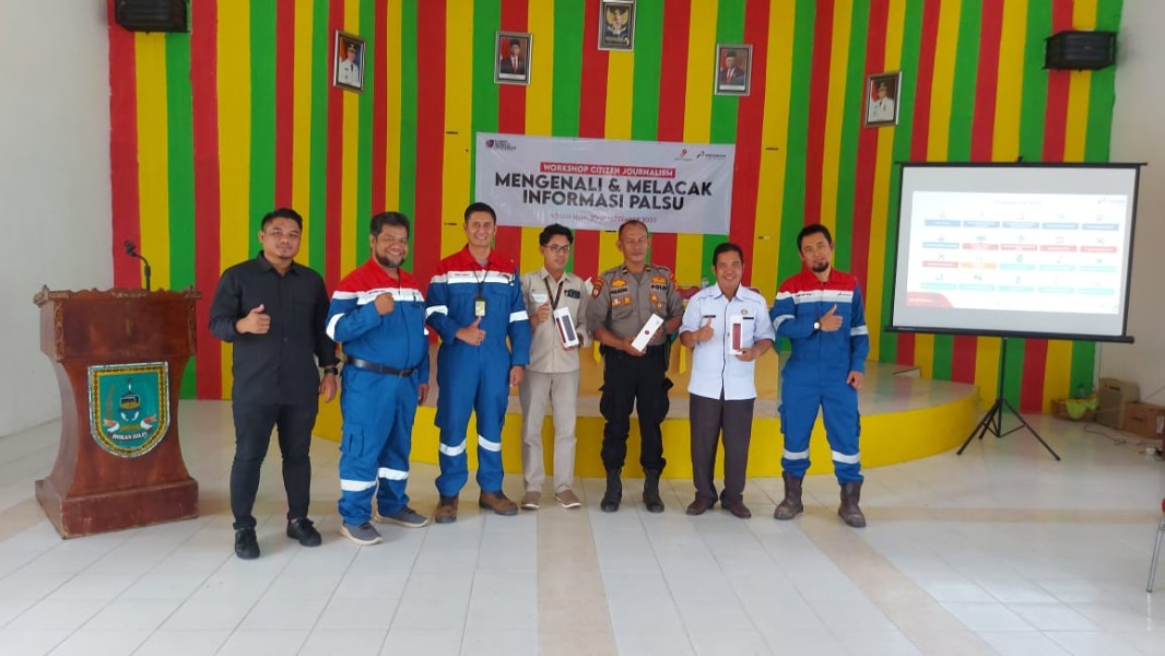 AJI Pekanbaru dan PHR Gelar Workshop Identifikasi Hoaks bagi Wartawan Rohil