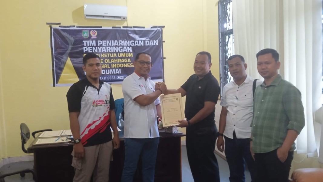 Agustiawan, ST Siap Nahkodai KONI Kota Dumai
