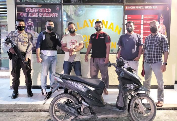 Gerak Cepat Kapolsek Kepenuhan, Pelaku Jambret Berhasil Diringkus