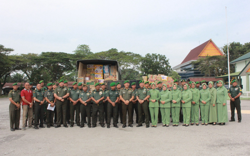 Kodim 0320 Dumai Lepas Bantuan untuk Wilayah Bencana Sumatera