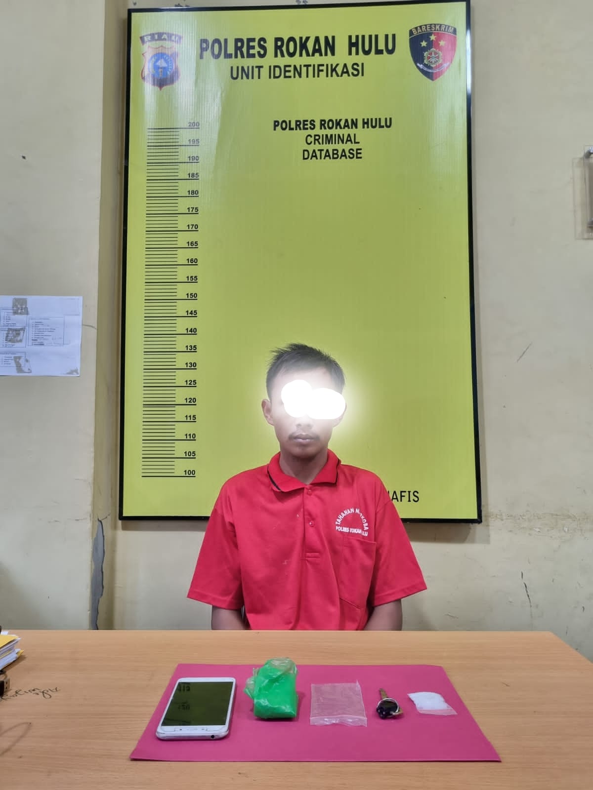 Pemilik Sabu 4,35 Gram Diringkus Personil Sat Res Narkoba Polres Rohul