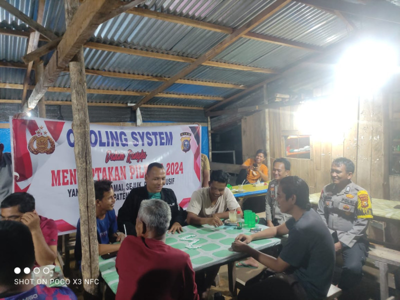 OMP-LK 24, AKP Yohannes Pimpinan Personil Polsek Rokan IV Koto Giat Cooling System Pilkada Dengan Masyarakat
