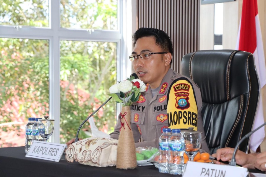 Kapolres Bintan Terima Siswa Sespimmen Polri Dikreg Ke-63 Tahun 2023