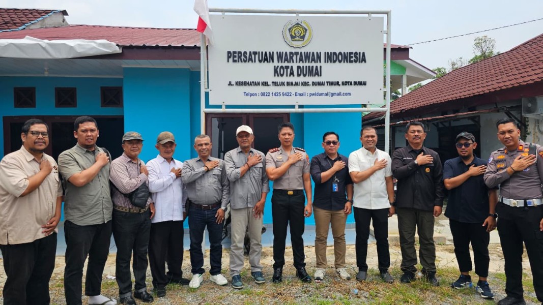 Jalin Sinergi Bersama Insan Pers, Kapolres Dumai Sambangi Kantor PWI