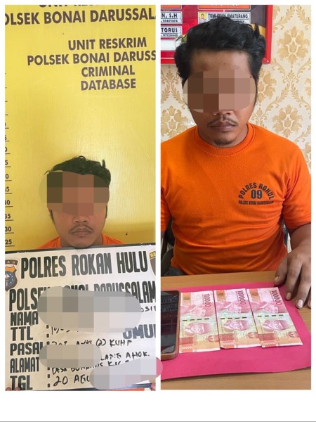 Polsek Bonaidarussalam Ringkus Dua Tersangka Tindak Pidana Perjudian Jenis Chip Highs Domino