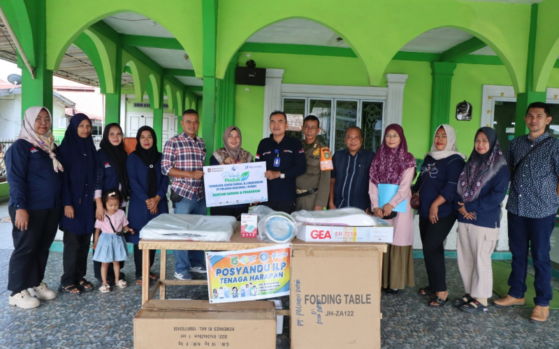 Pelindo Regional 1 Dumai Salurkan Bantuan TJSL untuk Dukung Kesehatan Masyarakat Dumai Kota