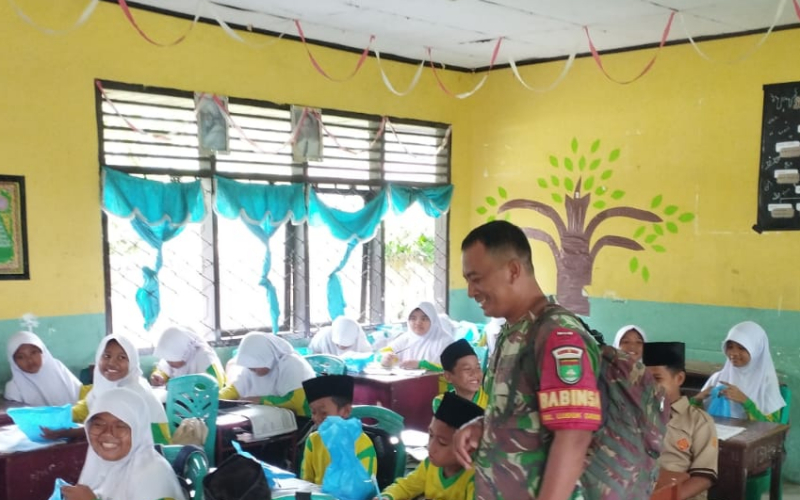Sinergi TNI dan Yayasan, 1.967 Siswa Dumai Dapat Makanan Bergizi Gratis