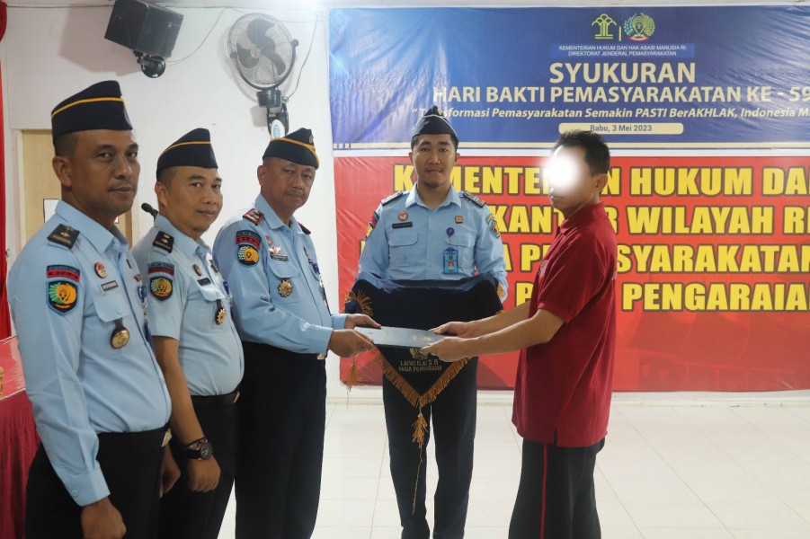 Hari Raya Tri Suci Waisak, 1 WBP Lapas Pasir Pengaraian Terima Remisi