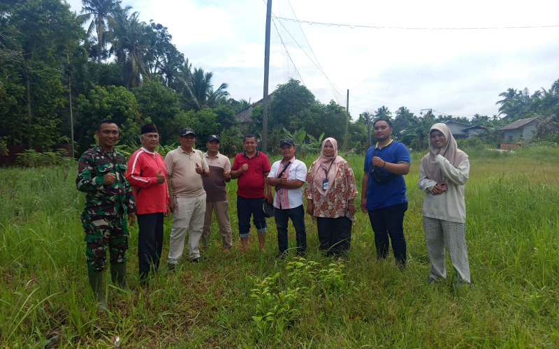 Kodim Dumai Dukung Peninjauan Lahan Koperasi Merah Putih di Kelurahan Bagan Keladi