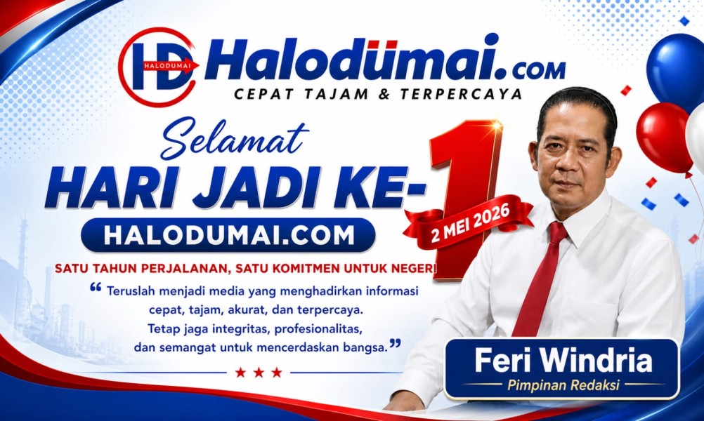 Setahun Hadirnya Media Online Halodumai.com, Simak Ucapan Feri Windria Selaku Pimpred
