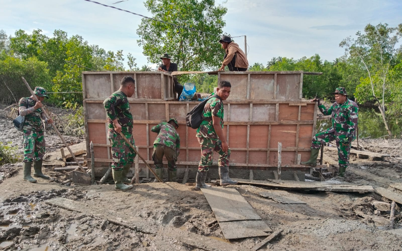 Dandim 0320 Dumai: Jembatan Gantung Garuda Akan Dorong Akses dan Perekonomian Warga