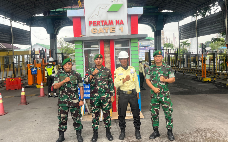 Sinergi Komponen Bangsa, Kodim 0320 Dumai Gelar Patroli Rutin di Objek Vital