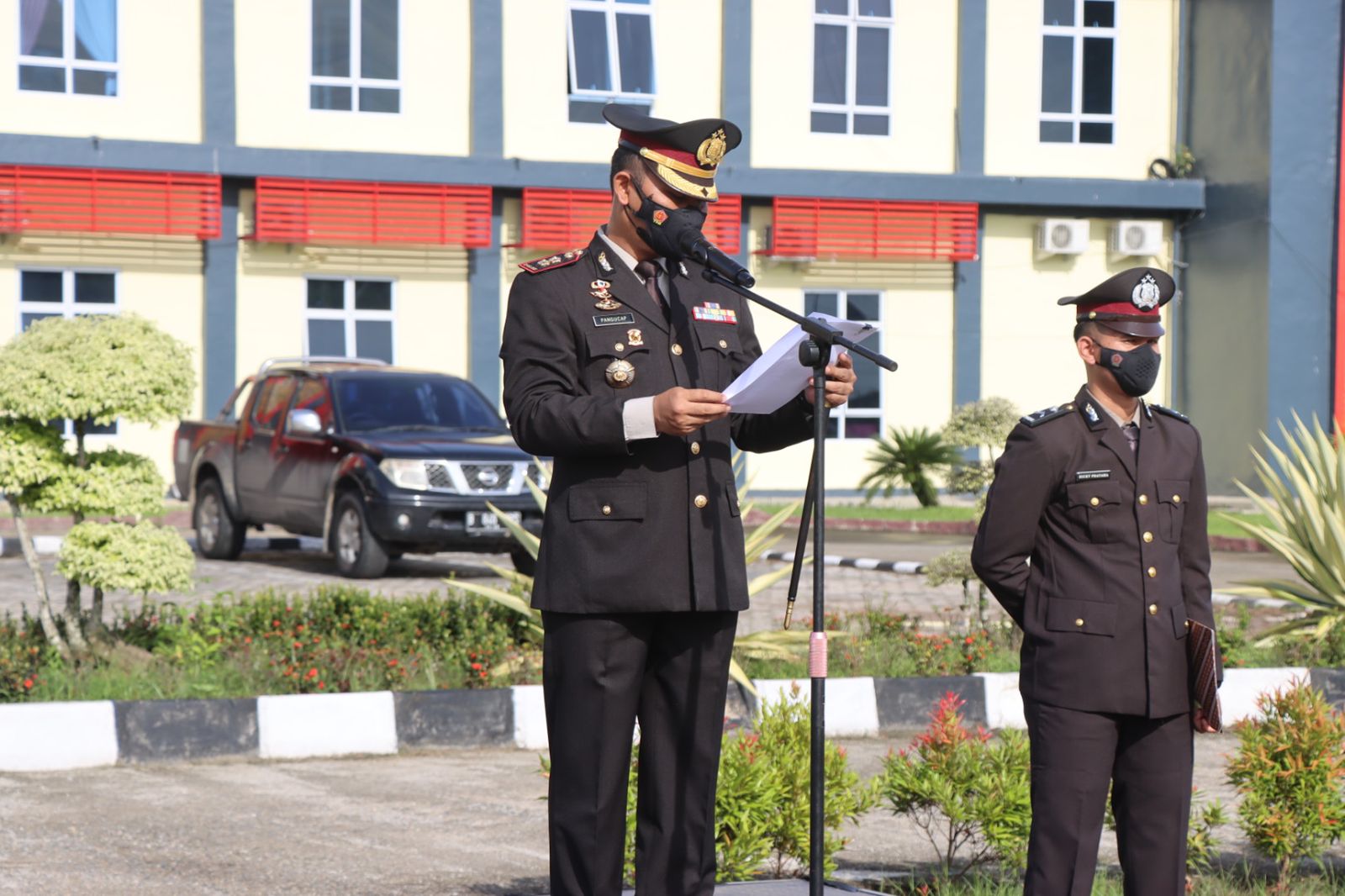 Jadi Irup Peringatan HSP Tahun 2022, Kapolres Rohul Sampaikan Amanat Menpora