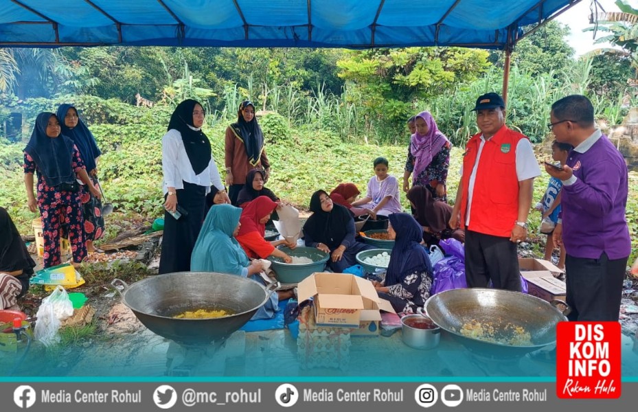 PMI Rohul Akhir Tahun 2023 Bantu Warga Korban Banjir