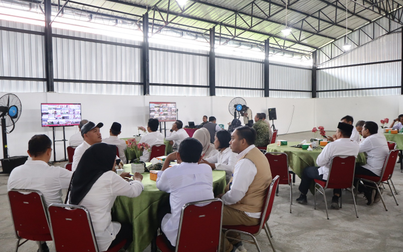 Dandim 0320 Dumai Hadiri Peresmian Koperasi Desa Kelurahan Merah Putih di Teluk Binjai