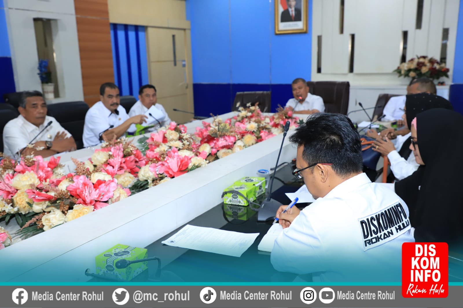 Asisten I Pimpin Rapat Persiapan Pelantikan DHC 45