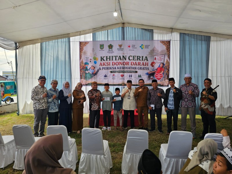 IKJS Dumai Gelar Khitan Massal Gratis dan Donor Darah