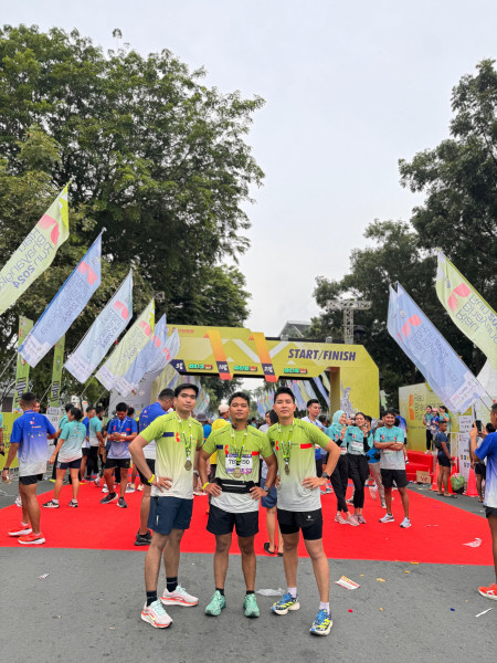 KALAPAS BAHTIAR UTUS PETUGAS LAPAS PASIR PENGARAIAN IKUTI BHAYANGKARA RUN 2024