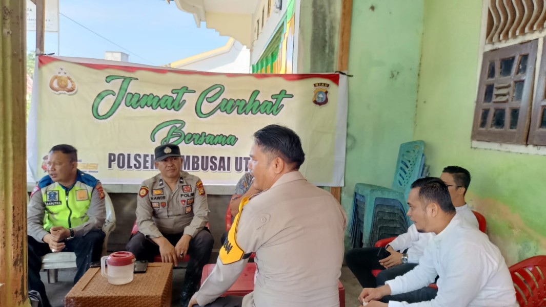 Jumat Curhat Presisi Polsek Tambusai Utara, Sampaikan 10 Sampai 23 Juli, Polri Gelar Ops Patuh Lancang Kuning 2023