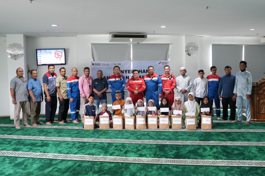 Kilang Pertamina Dumai Santuni Anak Yatim Ring 1 dan Doa Bersama untuk Keandalan dan Keselamatan Operasi