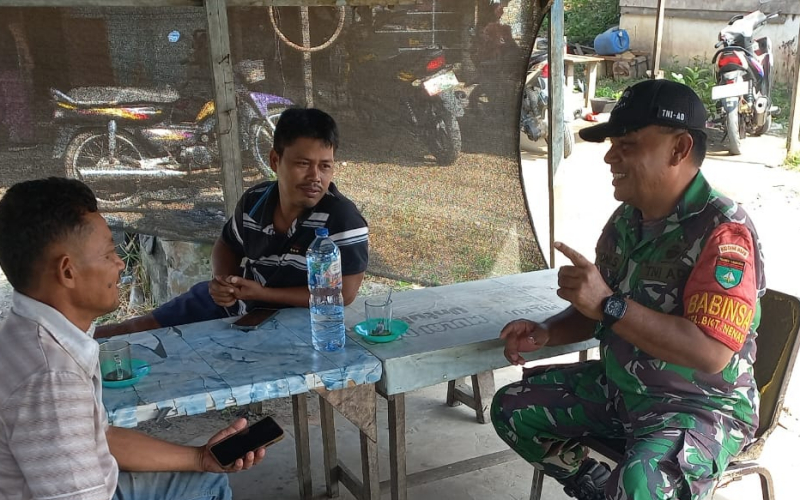 Koramil 02 Bukit Kapur dan Security PHR Patroli Amankan Jalur Pipa Minyak di Dumai