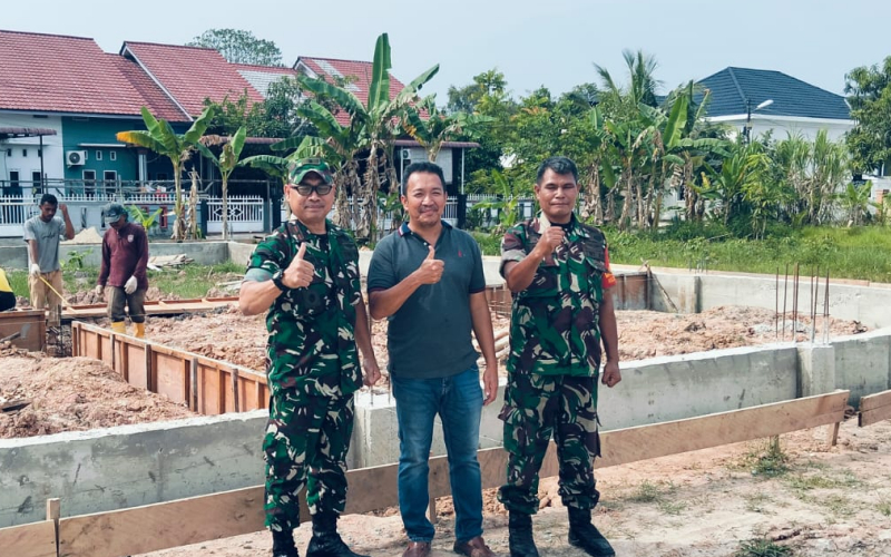 Personil Tinjau Pembangunan KDKMP, Dandim Tekankan Percepatan dan Kualitas