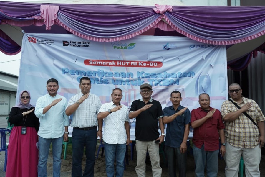 Peduli Pekerja, Pelindo Regional 1 Dumai Adakan Pemeriksaan Kesehatan Gratis