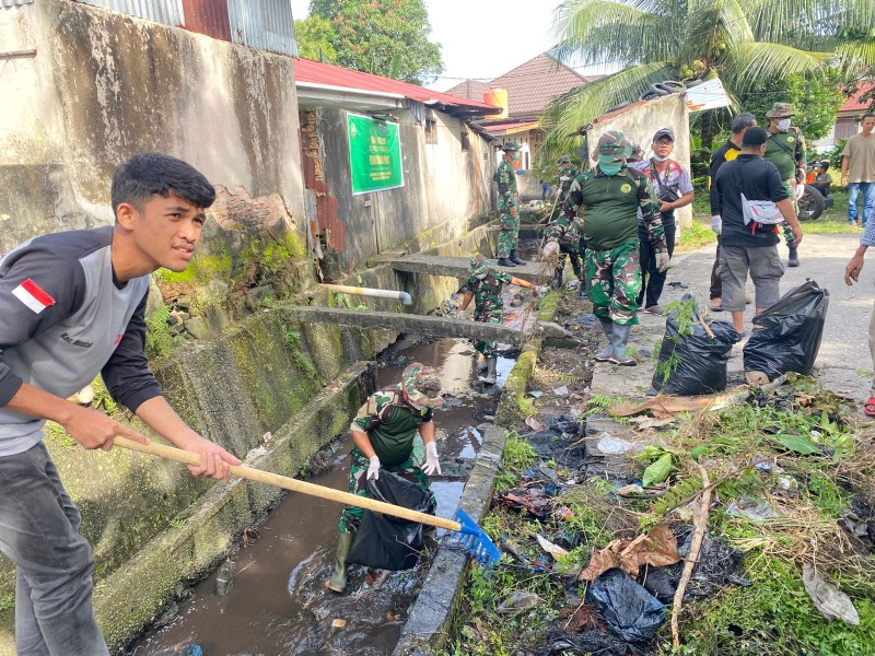 TMMD Bengkalis Dorong Pembangunan dan Edukasi Lingkungan di Mandau