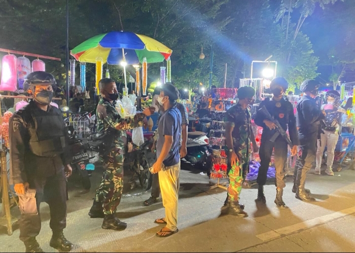 Sinergi Polri TNI, Gelar Patroli Bersama Menjaga Keselamatan Masyarakat