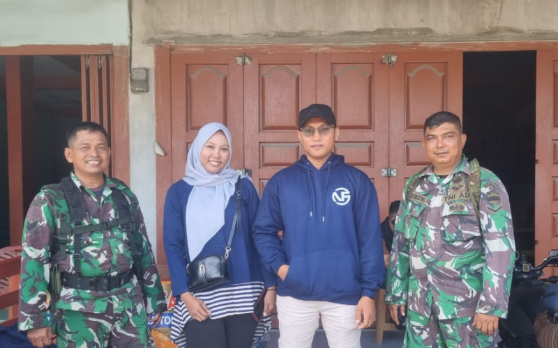 Pelda Andre Pimpin Patroli Gabungan, Perkuat Keamanan di Kecamatan Bukit Kapur