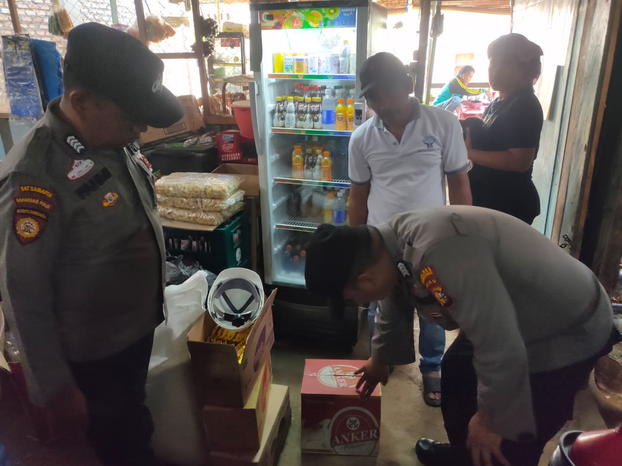 Dipimpin Ipda Deby, Personil Polsek Rambahhilir Gelar  Ops  Bina Kusuma LK 2023 Dengan Patroli KRYD