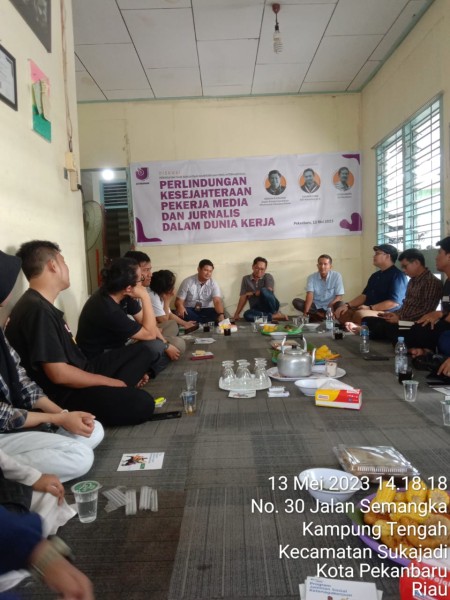 Momen Hari Buruh Internasional, AJI Pekanbaru Tekankan Pentingnya Perlindungan Ketenagakerjaan bagi Jurnalis